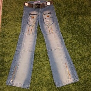 SWAYZE BRAZILIAN JEANS W/BELT